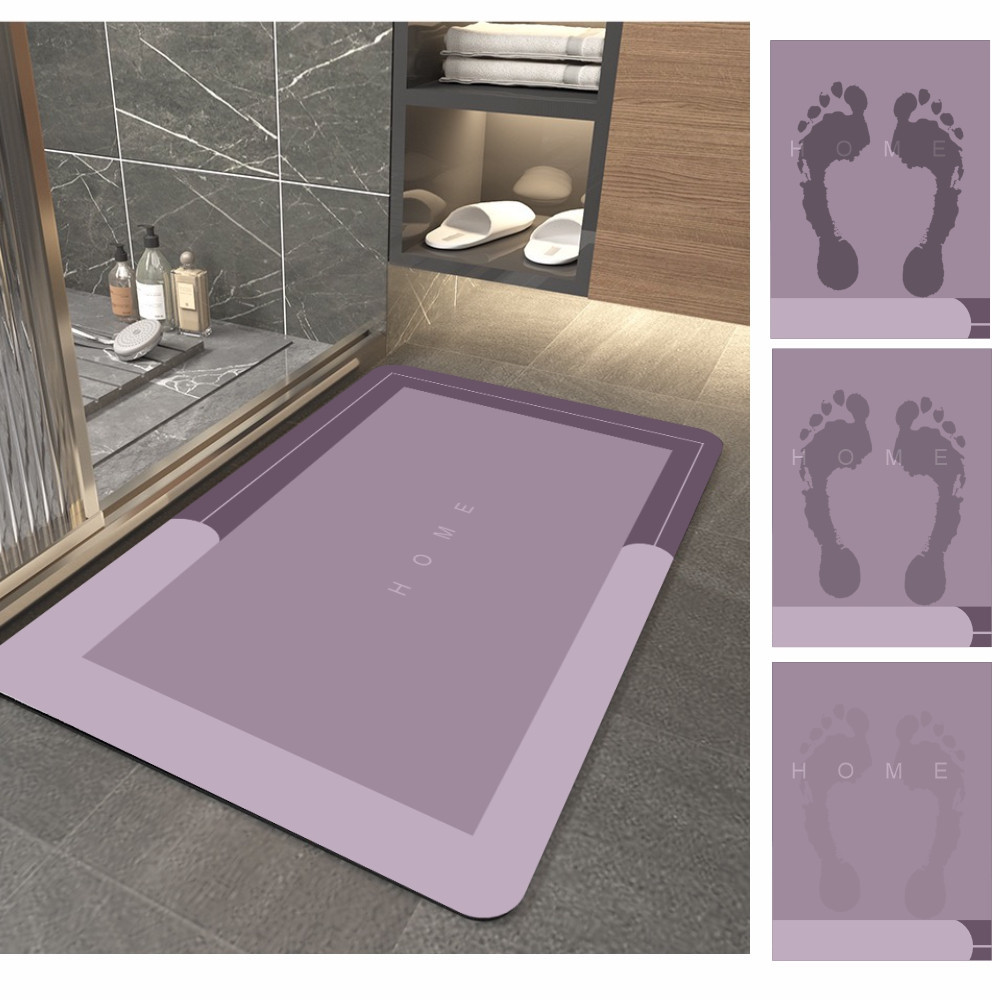 Диатомитовый коврик Aquarius Home для ванной Суперпоглощающий 50х80 см Кофе Буча - изображение 4