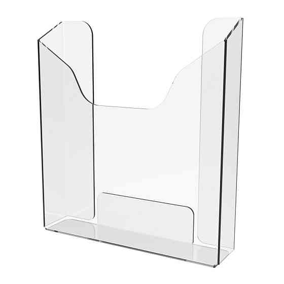 Карман буклетница EKOSTAR 120х140 верт 25мм, 1,5мм ПЭТ Киев