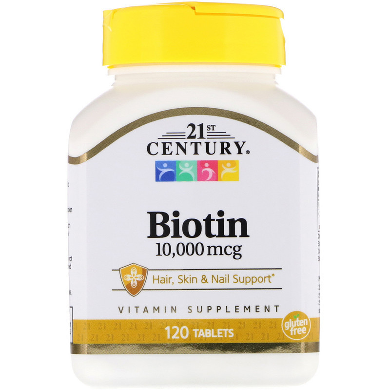 Биотин (Biotin) 10000 мкг 120 таблеток Київ - фото 1