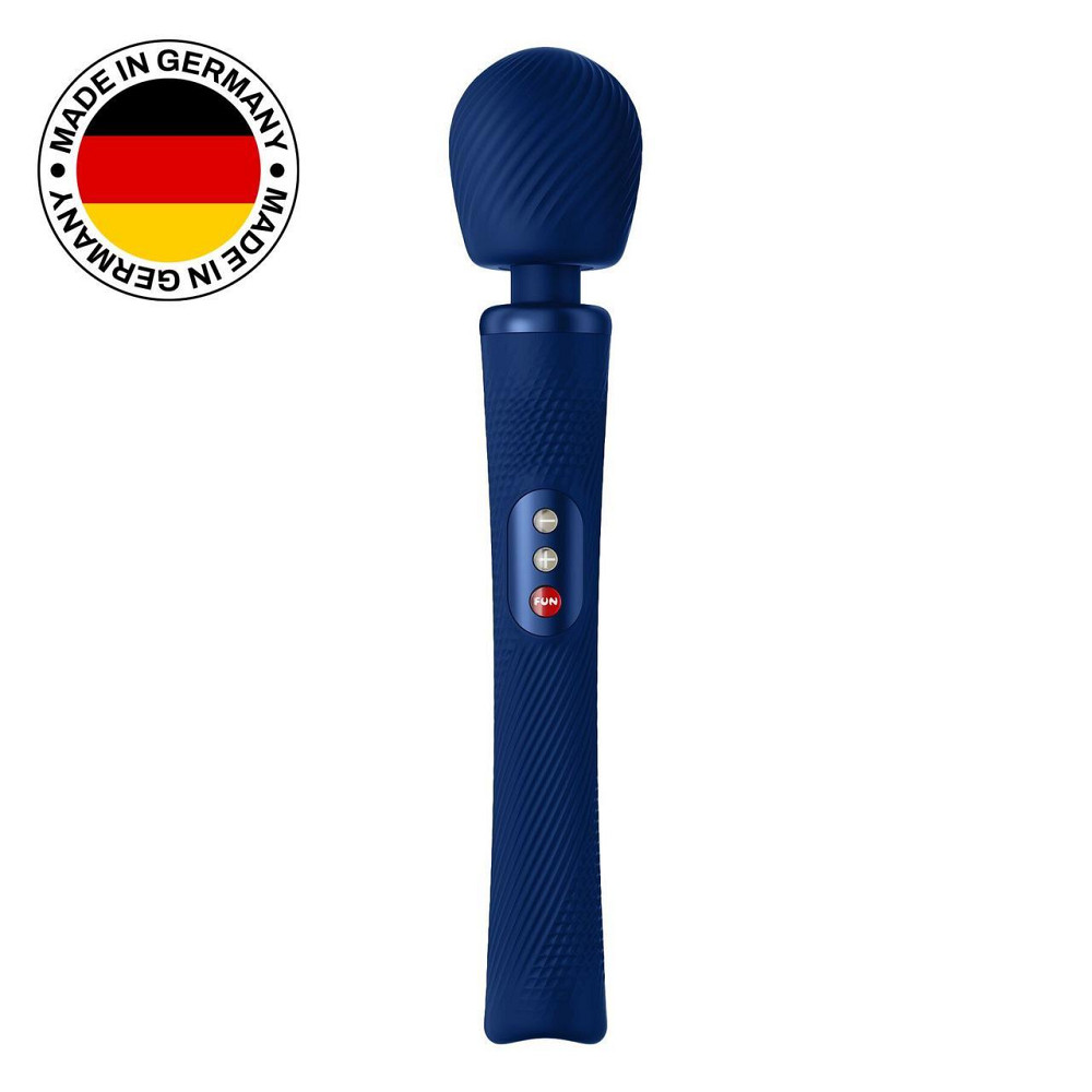 Вибромассажер Fun Factory VIM Vibrating Wand midnight blue, супермощный и легкий, до 6 часов работы Sex Aura Киев - изображение 1