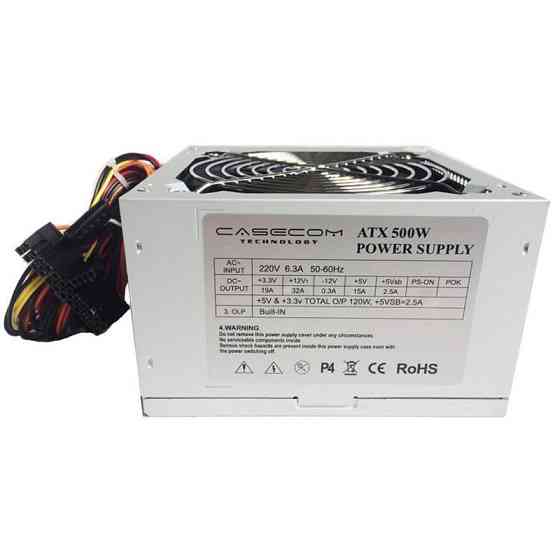 Блок живлення CaseCom (CM 500 ATX) 500W Сірий Харків