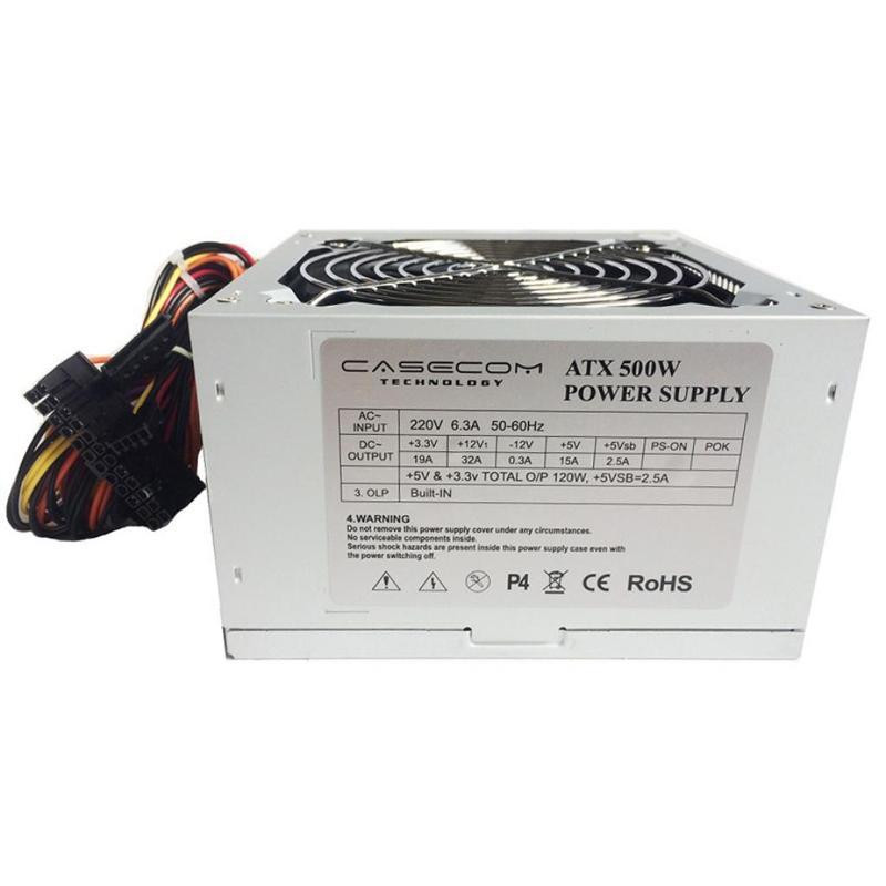 Блок живлення CaseCom (CM 500 ATX) 500W Сірий Харків - фото 1