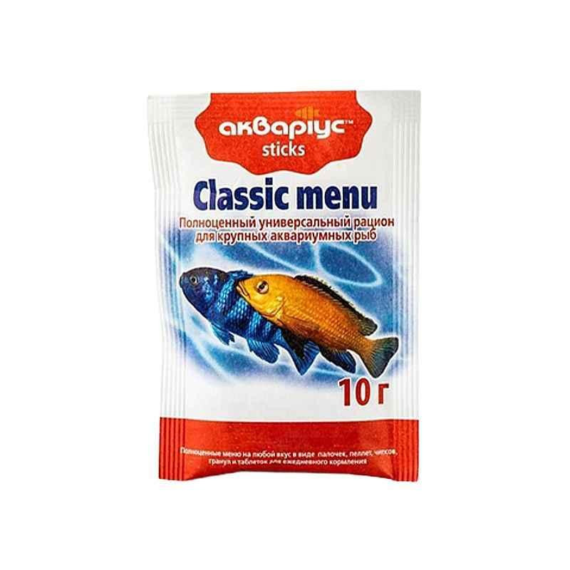 Корм для рыб Classic Menu палички 10 г, Аквариус Винница - изображение 1