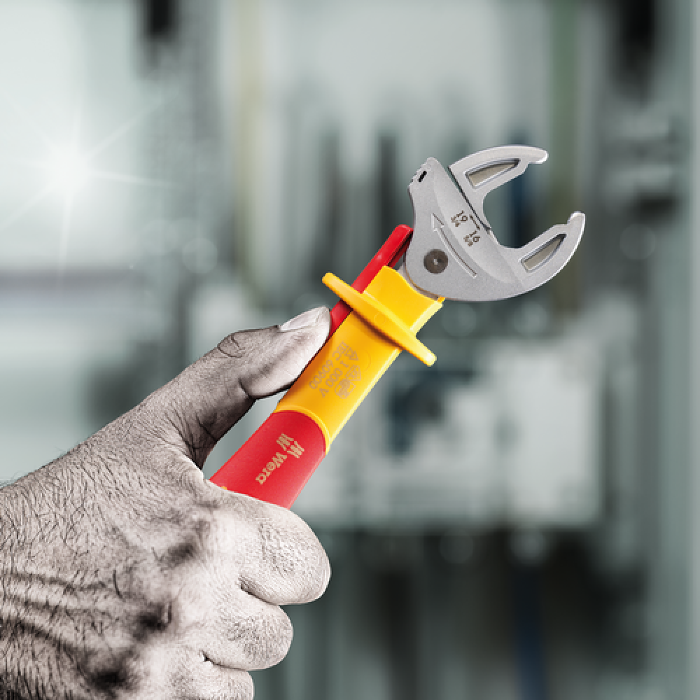 Набор универсальных ключей диэлектрических Wera 7-19мм 4шт, с авторегулировкой, 6004 VDE 4 Set 1 05020170001 Одесса - изображение 4