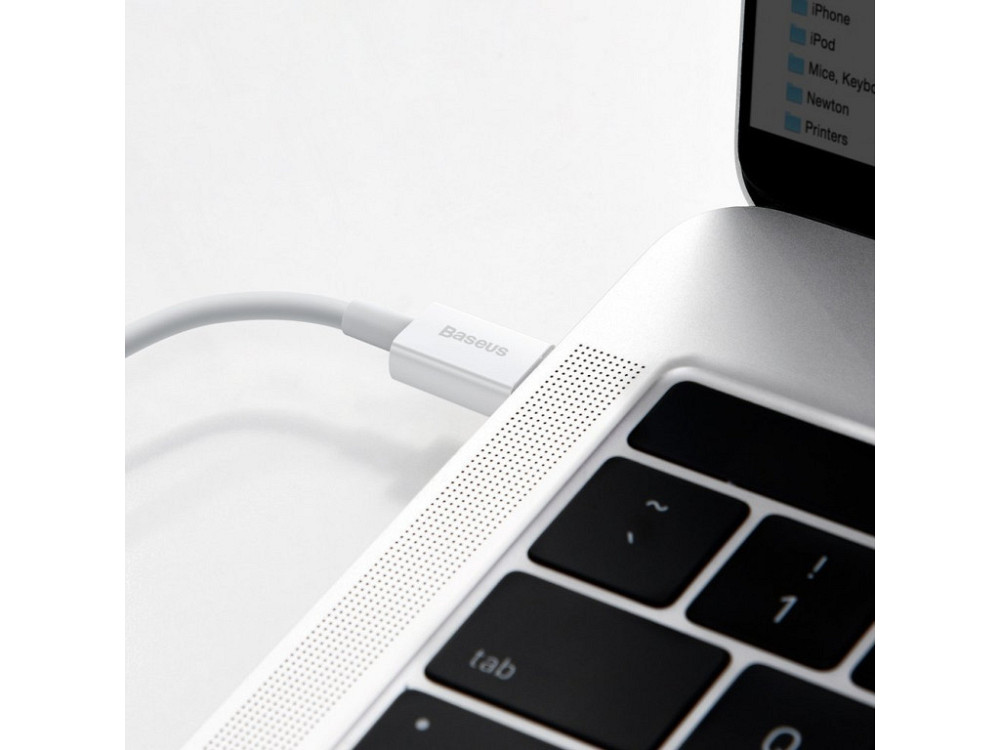Кабель Baseus Superior Series Fast Charging Data Cable Type-C to iP PD 20W 0.25m White Київ - фото 6