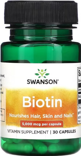 Біотин Swanson Biotin 5000mcg 30 caps Київ - фото 1
