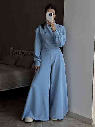 Жіночий базовий костюм двійка: кофта і штани з костюмки Одеса