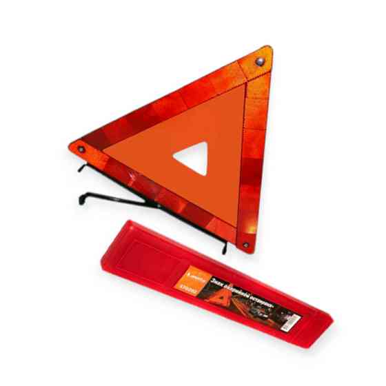 Знак аварійної зупинки в пласті. упаковка посилена Мукачево