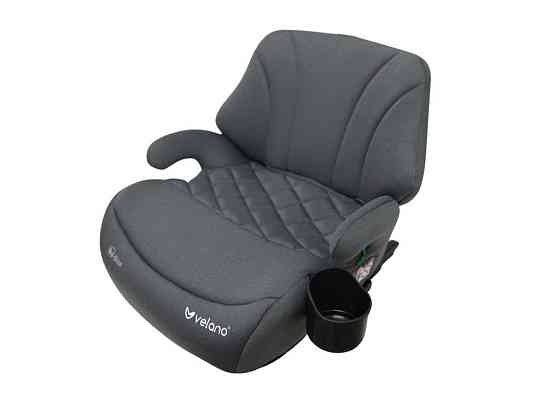 Бустер VELANO Gravo i-Size 125-150 см, ISOFIX + подстаканник, grey Киев