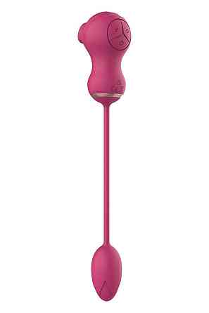 Гибкий двойной стимулятор и вибрационное яйцо Dream Toys Essentials, розовый Sex Aura Киев