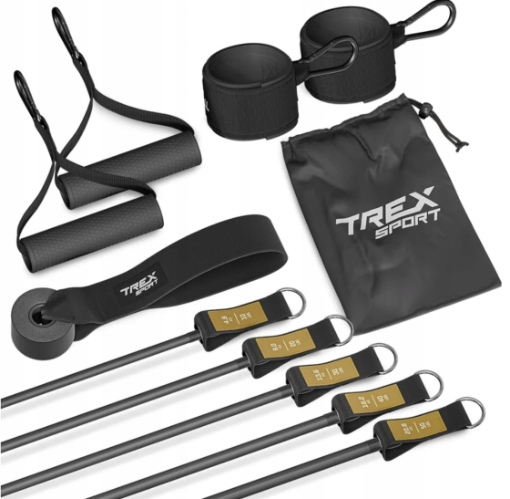 Набір резинок з еспандерами Trex Sport TX-050TS чорний Киев