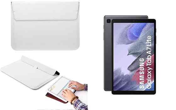 Чохол-конверт VitoCase для Samsung Galaxy Tab A7 Lite T225, з функцією підставки для планшета Білий Київ