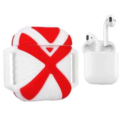 Чохол для навушників X-HuWei i-Smile для Apple AirPods IPH1443 Red+White (702334) Вінниця