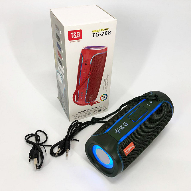 Колонка переносная для музыки, Bluetooth колонка с динамической подсветкой Портивная bluetooth JZ-83 Львов - изображение 6