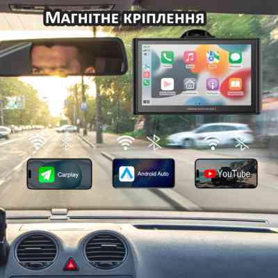 Автомобільний монітор Aspiring Auto Play DVR 1, Magnet, CarPlay, Android auto Вінниця