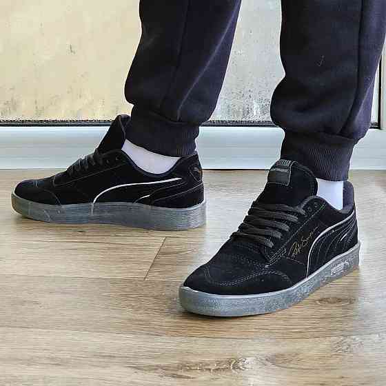 Кросівки Чоловічі Puma Чорні Замшеві Пума (розміри: 40,41,42,43,44) - 37-1 Дніпро