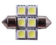 Лампа діодна SV8.5-8 (біла, 6 кристалів) Мукачево - фото 1