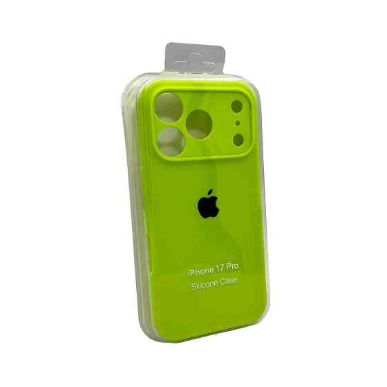 Чохол для смартфона Silicone Full Case AA Camera Protect for Apple iPhone 17 Pro Max 24,Shiny Green Київ