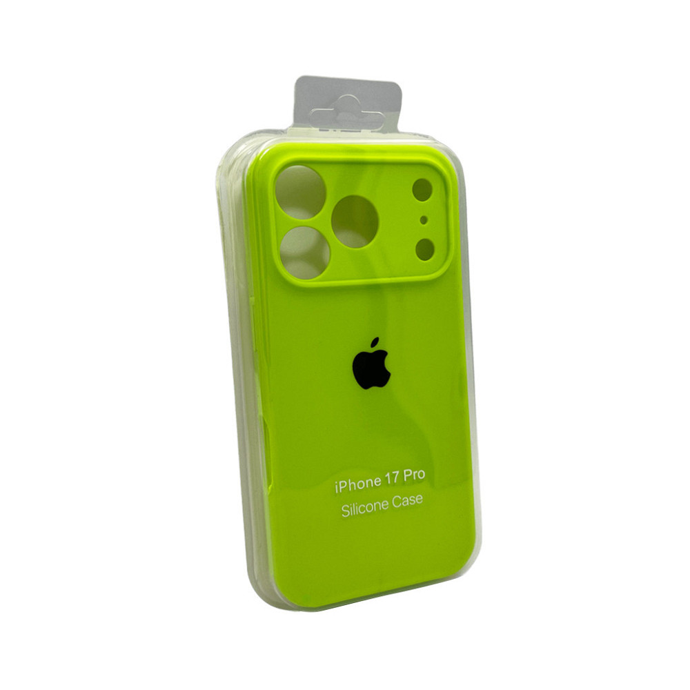 Чохол для смартфона Silicone Full Case AA Camera Protect for Apple iPhone 17 Pro Max 24,Shiny Green Київ - фото 2