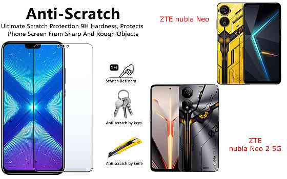 Защитное стекло NeoGlass для ZTE nubia Neo, nubia Neo 2 5G – ультрапрозрачное и устойчивое Киев