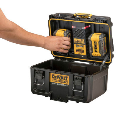 Зарядний пристрій для акумуляторів інструменту DeWALT BOX ToughSystem 2.0, 18 В/54 В, 6A (DWST83471) Вінниця - фото 2