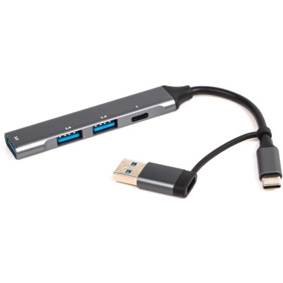 Концентратор Maxxter USB-C + USB-A to 1xUSB 3.0 + 2xUSB 2.0 + 1xUSB-C (HU3C-4P1CN-01) Вінниця - фото 3