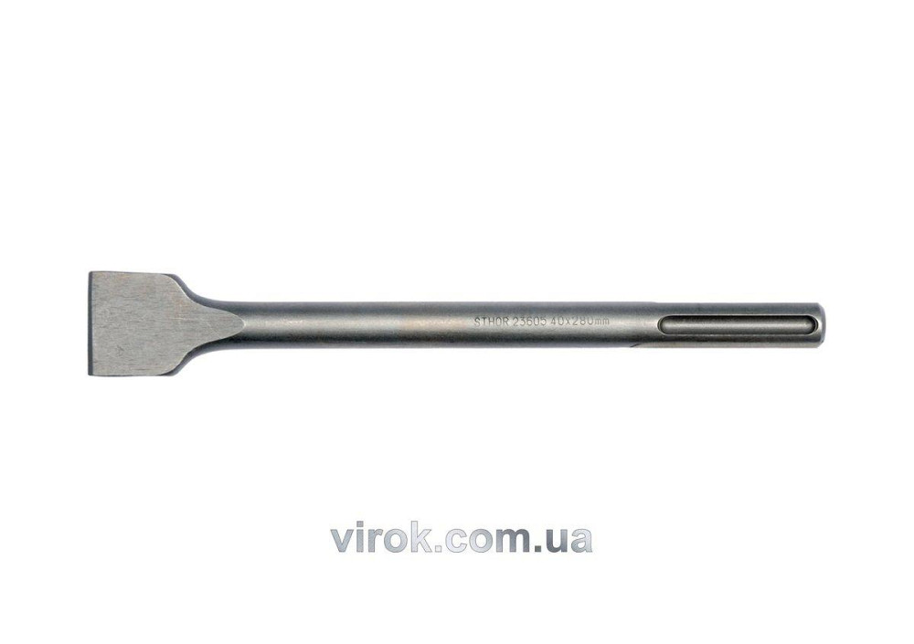 Долото плоскому STHOR: SDS-Max до перфоратора; Ø= 18 мм, роб. b= 40 мм, l= 280 мм [20/40] Одеса - фото 1