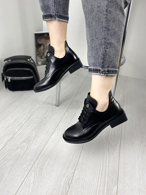 SOTHBY'S Ботильйони жіночі Sothby's чорні натуральна шкіра 36р. (M-1203 3190) Коломыя - изображение 2