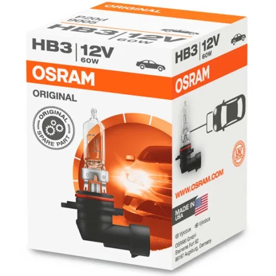 Osram 9005 – галогенная автолампа 60W для фар дальнего и ближнего света Ковель