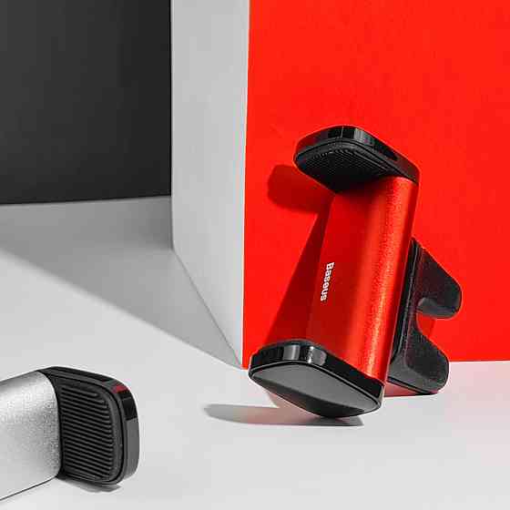 Держатель телефона автомобильный Baseus Steel Cannon Air Outlet Car Mount черный Львов