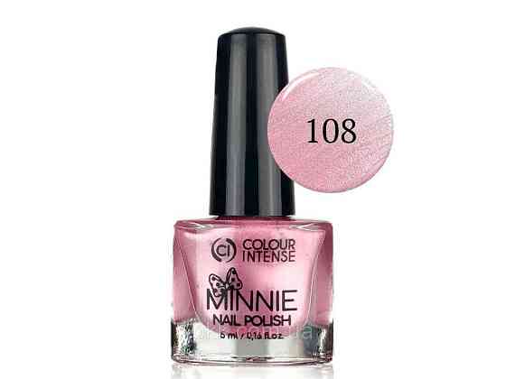 Лак для нігтів 5мл Мini 108 перламутр троянда ТМ Colour INTENSE Solmir Київ