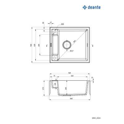 Мийка кухонна Deante Magnetic (ZRM A103) Вінниця