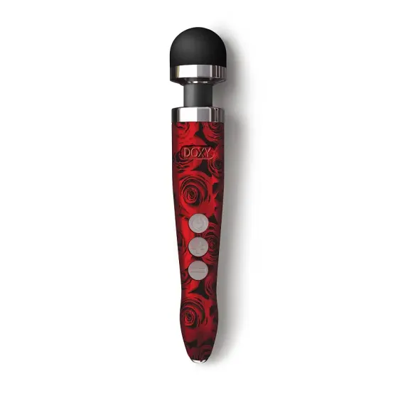 Вібромасажер DOXY Die Cast 3R - ROSE PATTERN, дуже потужний, перезаряджуваний, металевий корпус Львов