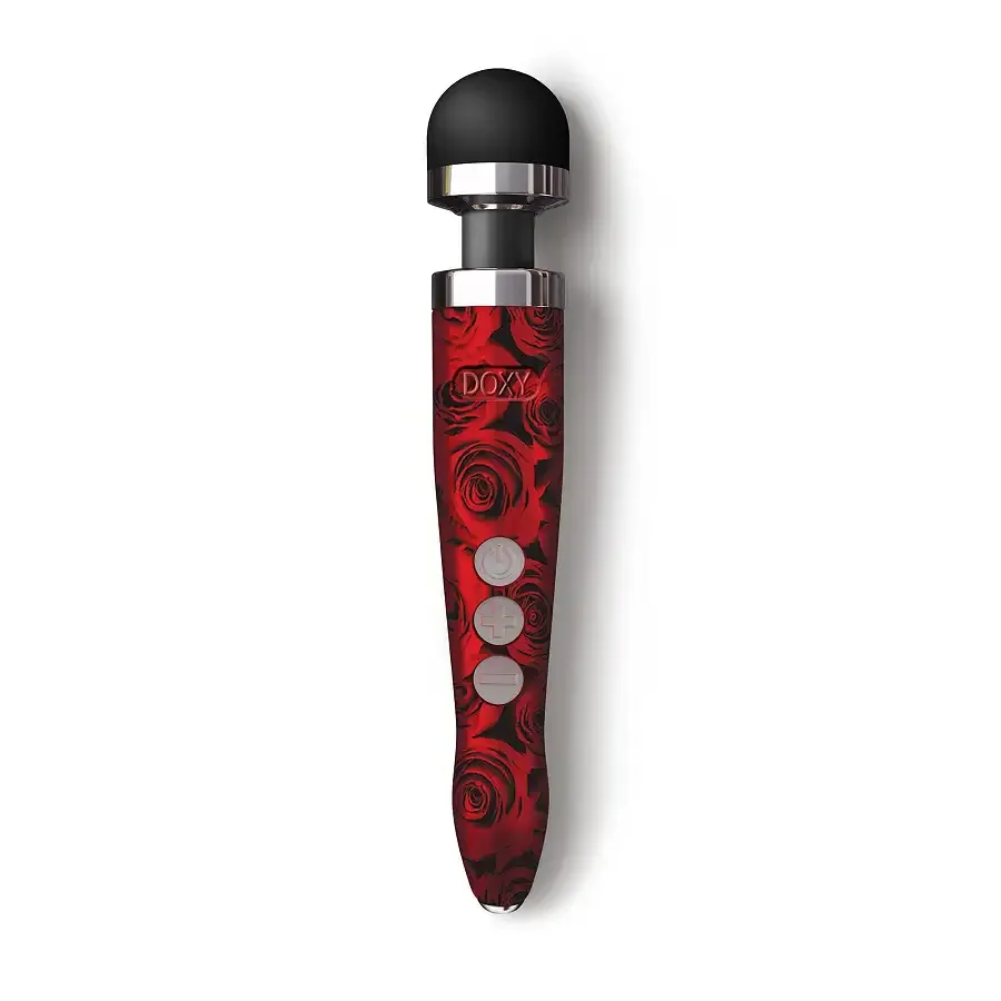 Вібромасажер DOXY Die Cast 3R - ROSE PATTERN, дуже потужний, перезаряджуваний, металевий корпус Львов - изображение 2