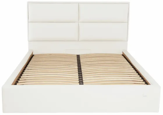 Кровать Двуспальная Sheffield Comfort 160 х 200 см Fly 2200 С подъемным механизмом и нишей для белья Белый Днепр