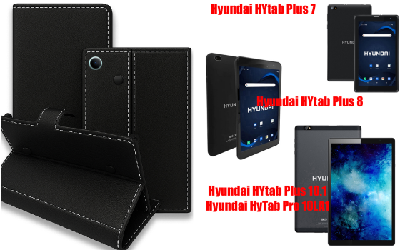 Книга-трансформер для планшета Hyundai Hytab Plus 7, Plus 8, Plus 10.1, Pro 10, цвет Black Киев