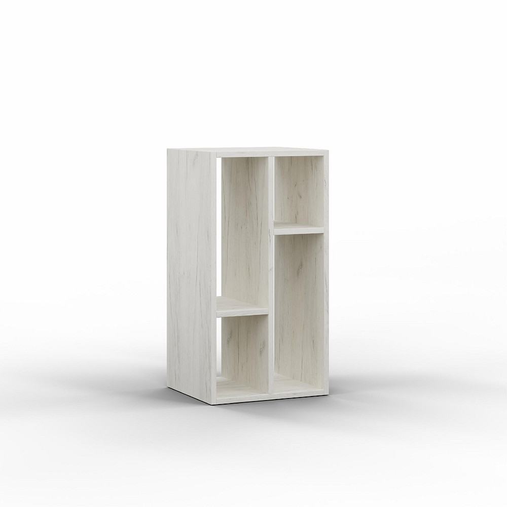 Полка навесная Т-11, Дуб Крафт Білий, 400/300/760 Львов - изображение 1