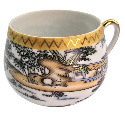 Сервиз чайно-кофейный 6 персон фарфор Пейзаж Киев - изображение 3