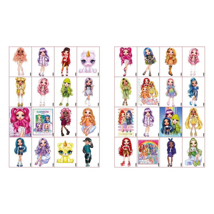 Раскраска со стикерами 