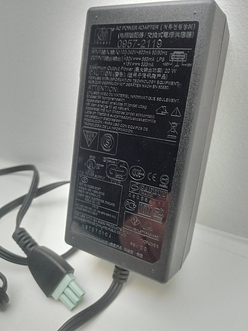 Блок живлення HP 32 V 563 mA (Товар вживаний) Луцьк - фото 1