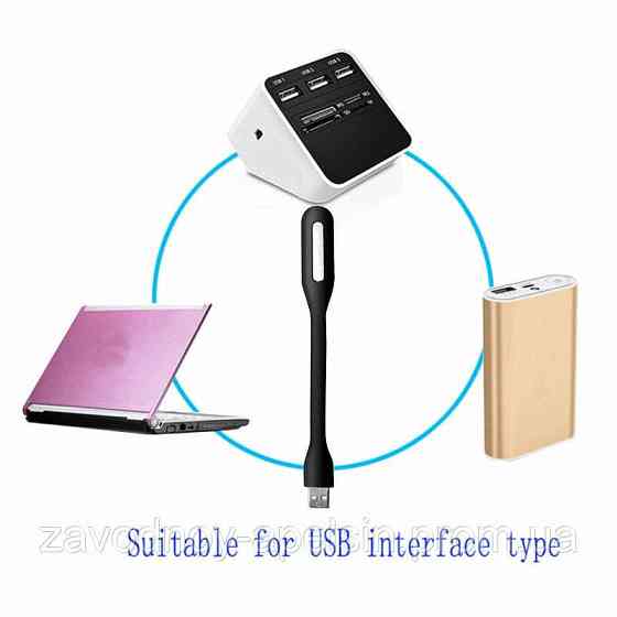 Фонарик для Павербанка USB 1.2W (гибкий) Одесса