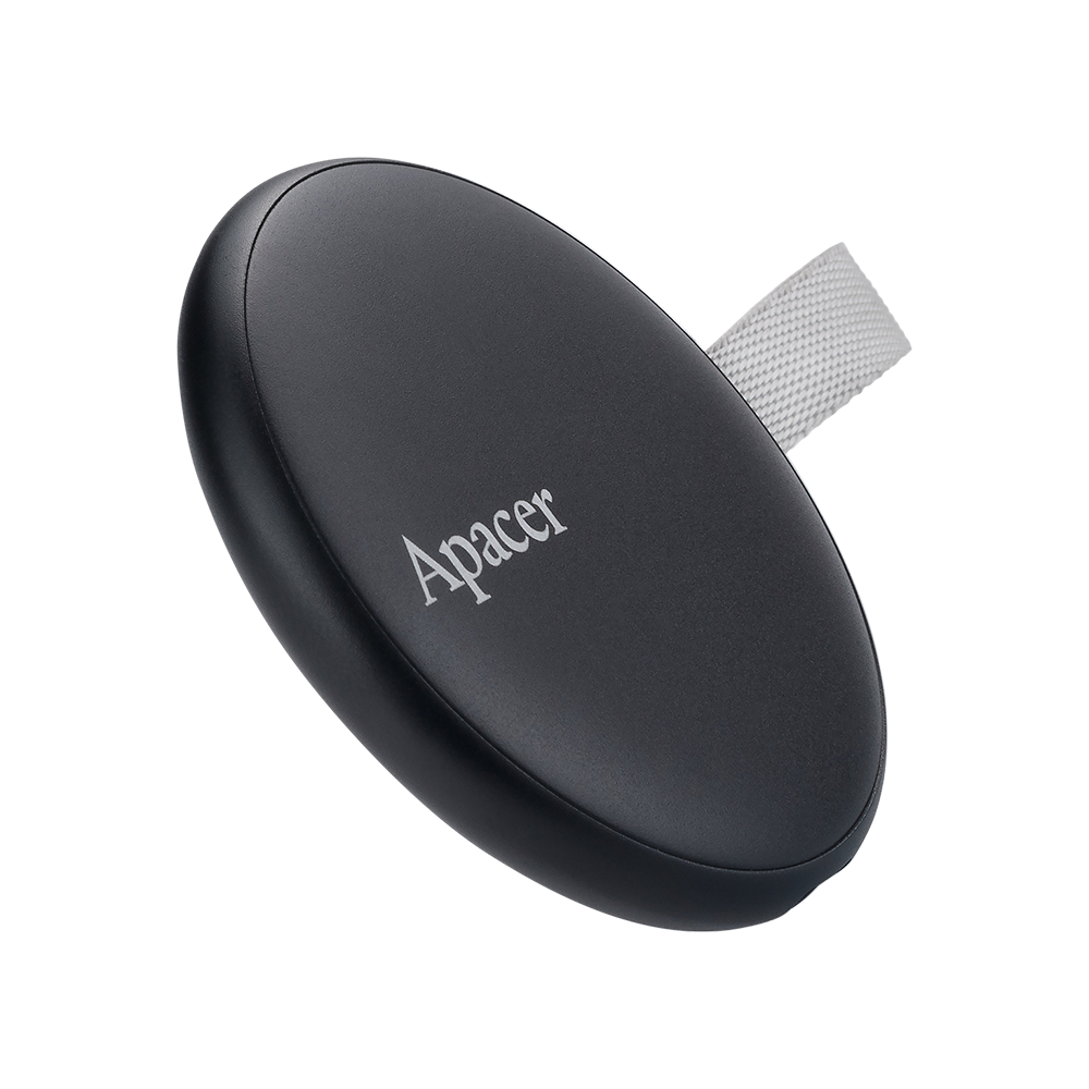 Портативний SSD Apacer Magnetic AS725 1 TB USB 3.2 Gen.2 Type-C MagSafe Black Одеса - фото 3