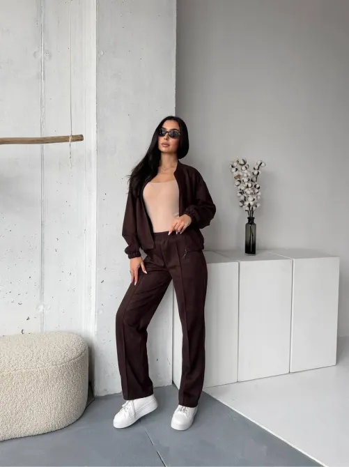 Жіночий костюм із замшу на дайвінгу Одеса - фото 7