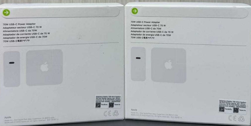 Блок живлення Apple 70W USB-C Power Adapter (MQLN3) офіційний. Харків - фото 1