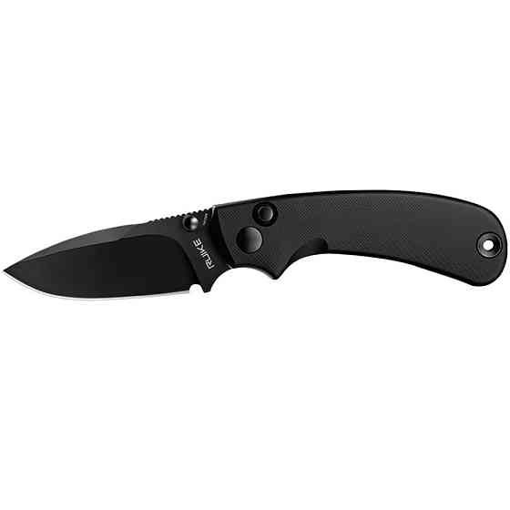 Нож складной карманный Ruike P736-AB, (7.5 см) 14C28N/ алюминий, черный Киев