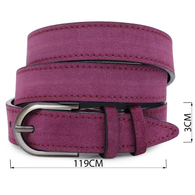 Ремень Vintage Замшевый женский Фиолетовый (20801) Винница - изображение 6