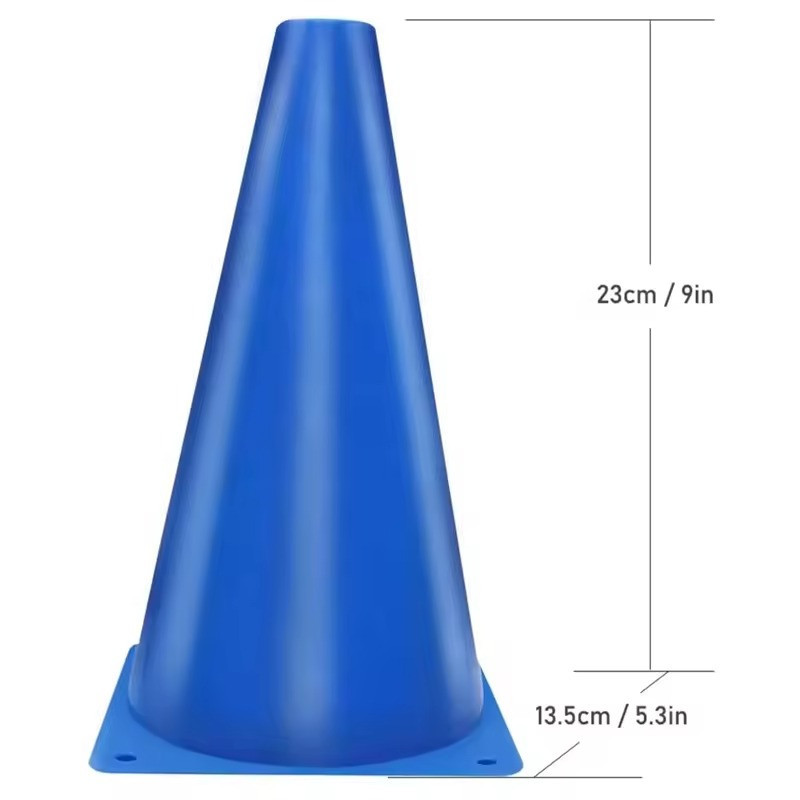 Конус спортивый для тренировок 10 шт в комплекте размер 18 см CZST-110A Каменец-Подольский - изображение 2