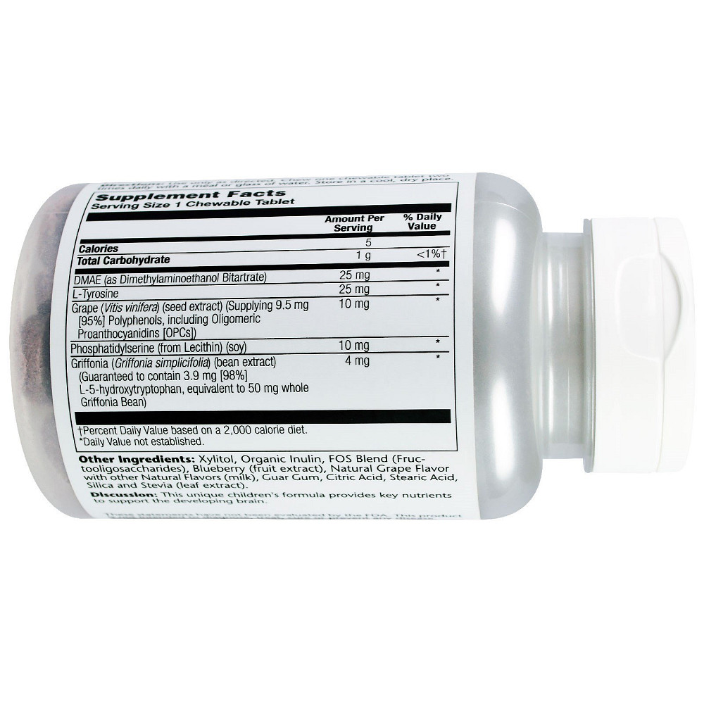 Поддержка развивающегося мозга детей со вкусом винограда (Focus For Children) 60 жевательных таблеток Київ - фото 2