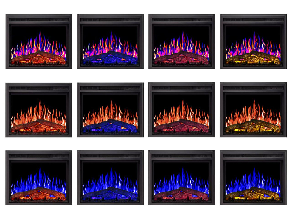 Електрокамін ArtiFlame AF24 Multicolor з обігрівом і звуком горіння вогню Київ - фото 5