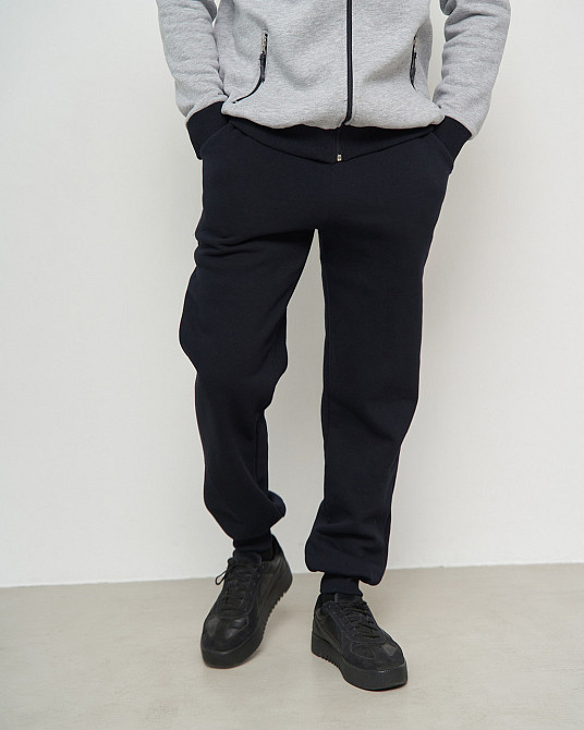 Чоловічий теплий костюм на блискавці зі штанами — Байка з начосом Tom John 93399 L Київ - фото 3